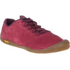 Merrell Chaussures Pour Pieds Nus Femme - Vapor Glove 3 Luna Leather - Pomegranate