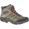 Merrell Chaussures De Randonnée - Moab 3 Mid GTX - Olive