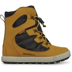 Merrell Bottes D'Hiver Enfants - Snow Bank 4.0 Waterproof - Wheat/black